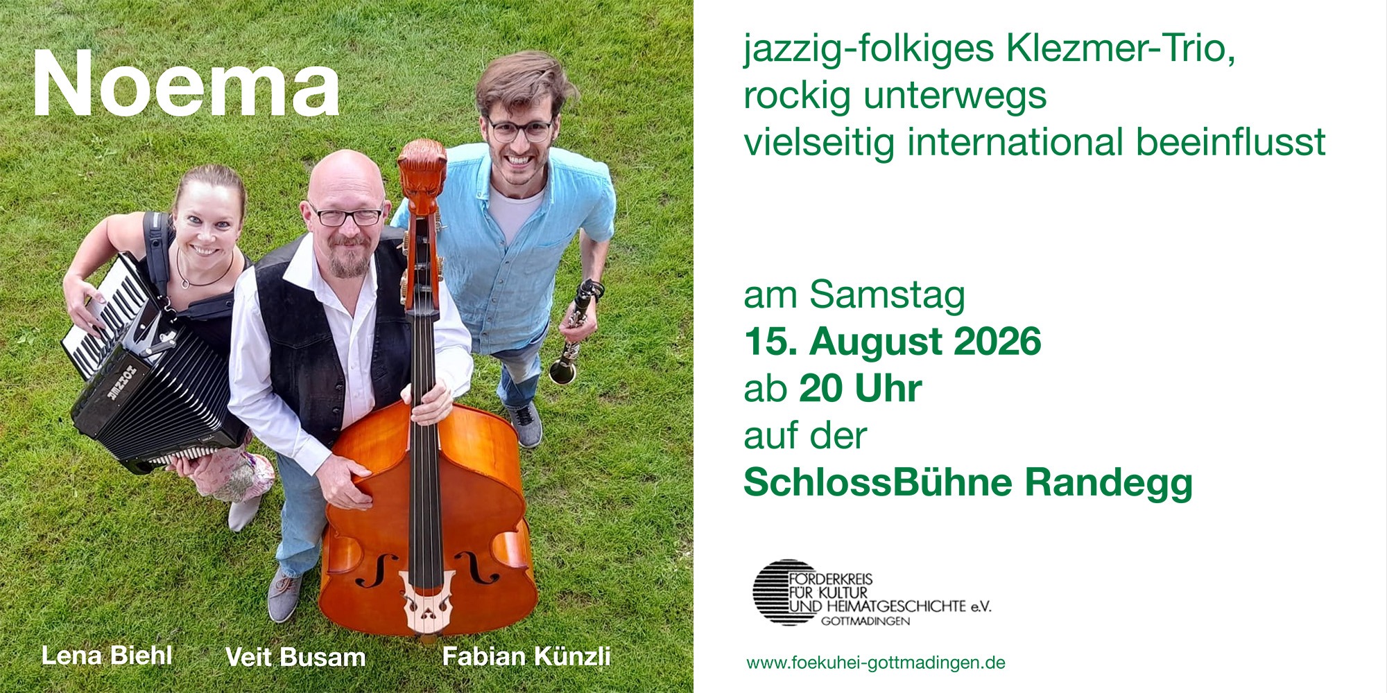 jazzig-folkiges Klezmer-Trio